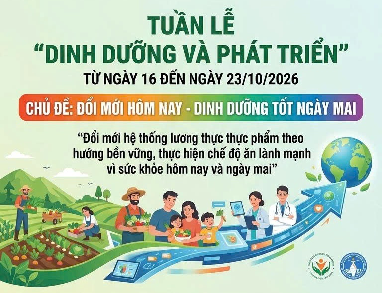 HƯỞNG ỨNG TUẦN LỄ DINH DƯỠNG VÀ PHÁT TRIỂN (16/10 – 23/10)